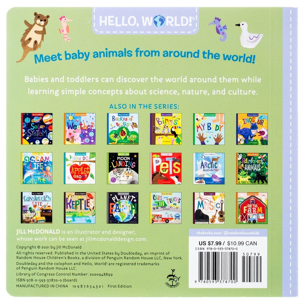  كتاب hello, world! baby animals