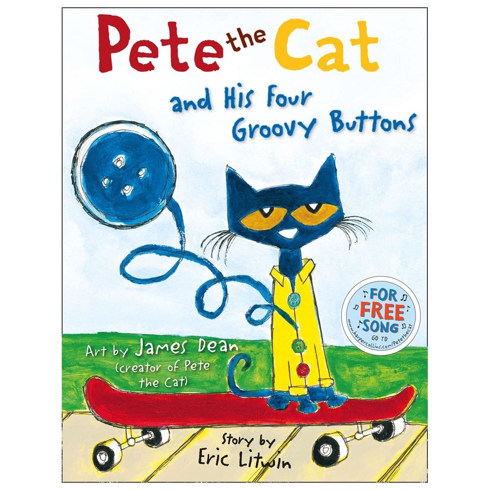 قصة Pete The Cat And His Four Groovy Buttons