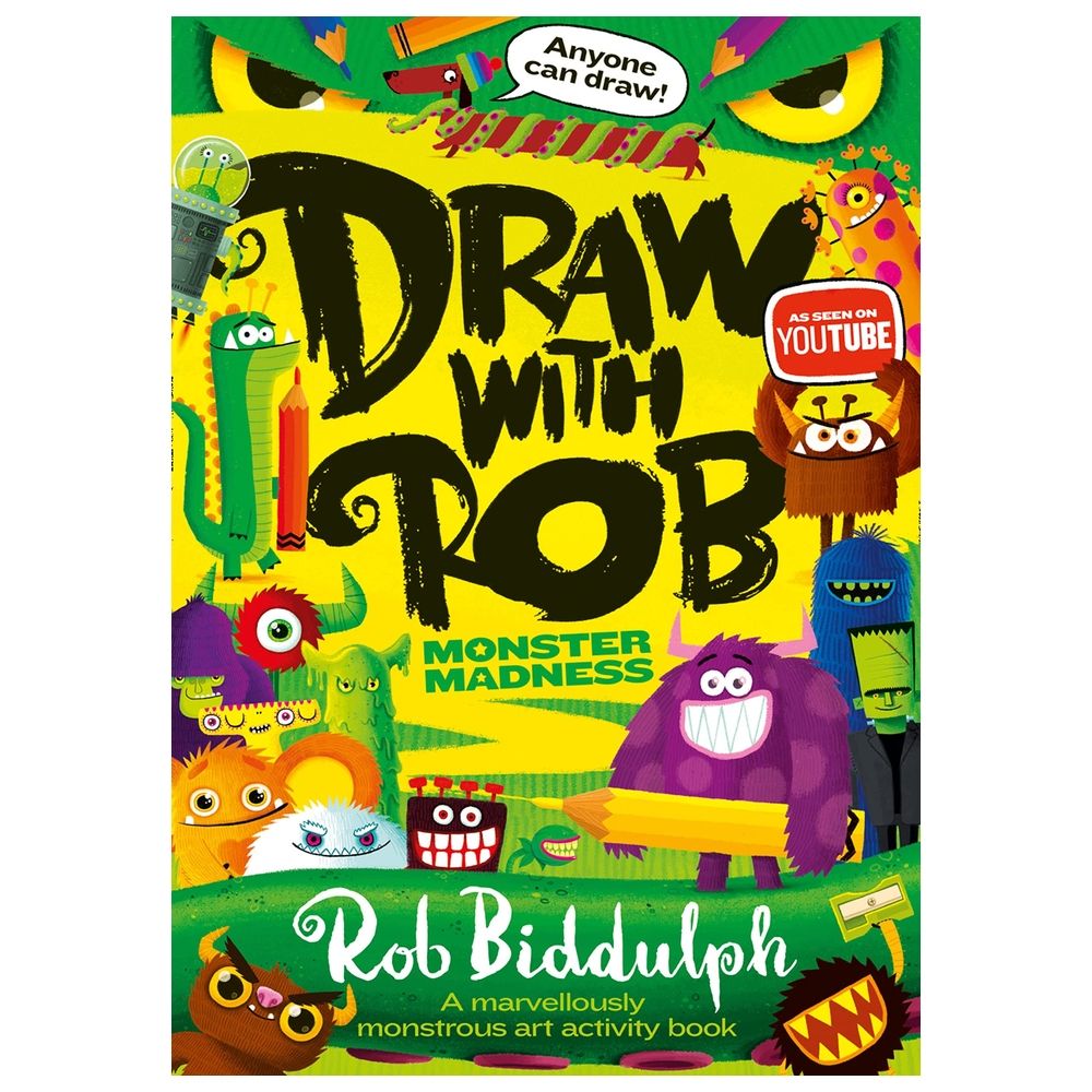 كتاب الرسم Draw With Rob: Monster Madness