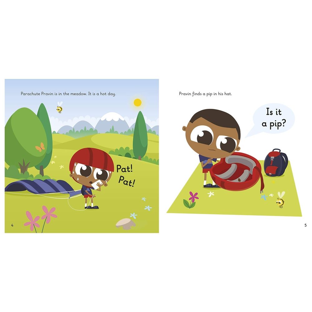 Actiphons Level 1 Book 4 Parachute Pravin: Learn Phonics And Get Active With Actiphons!