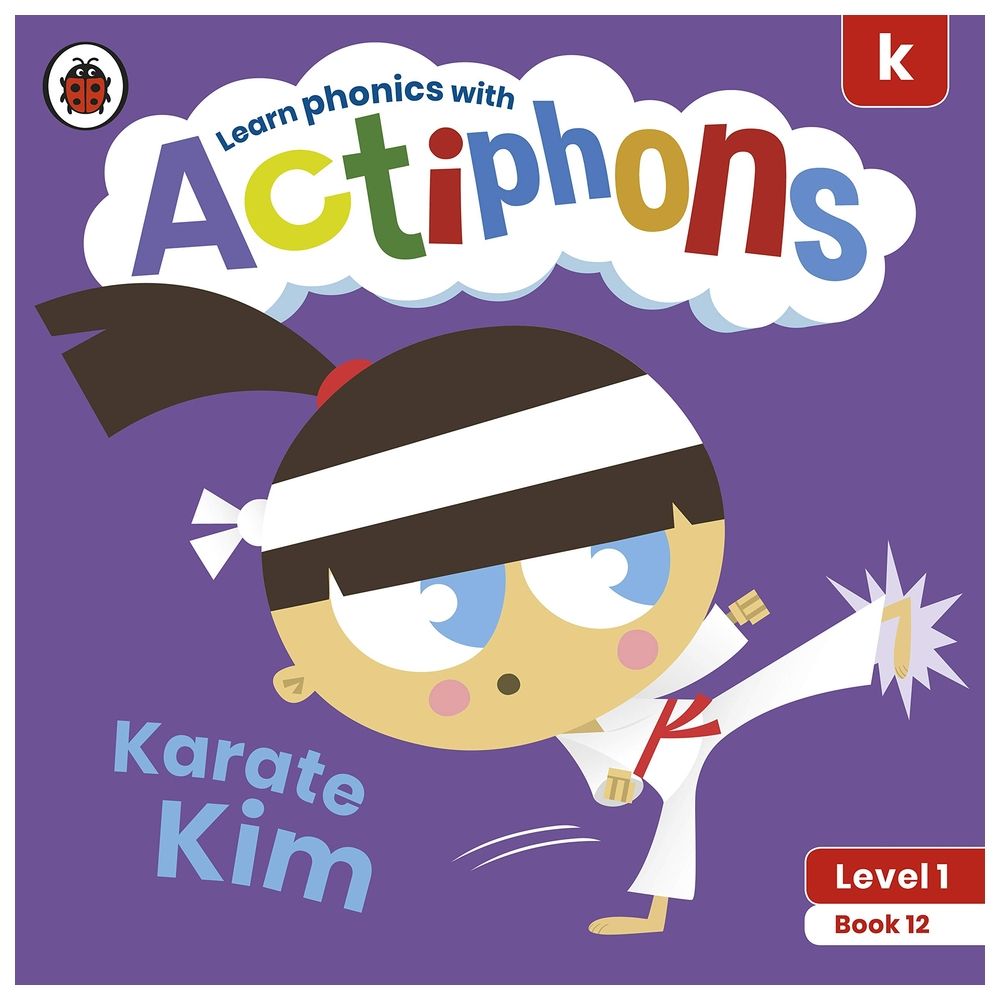  كتاب actiphons level 1 book 12 karate kim: learn phonics and get active with actiphons!