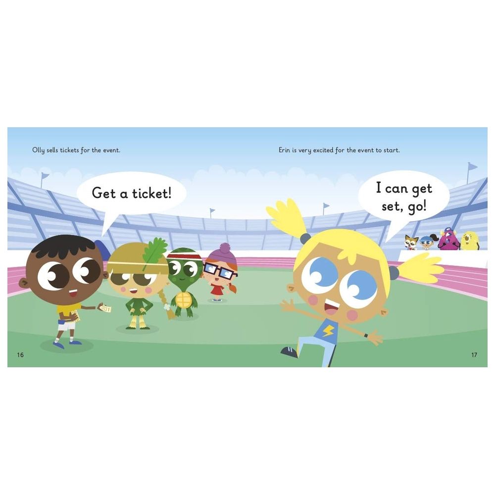 Actiphons Level 1 Book 14 Energetic Erin: Learn Phonics And Get Active With Actiphons!