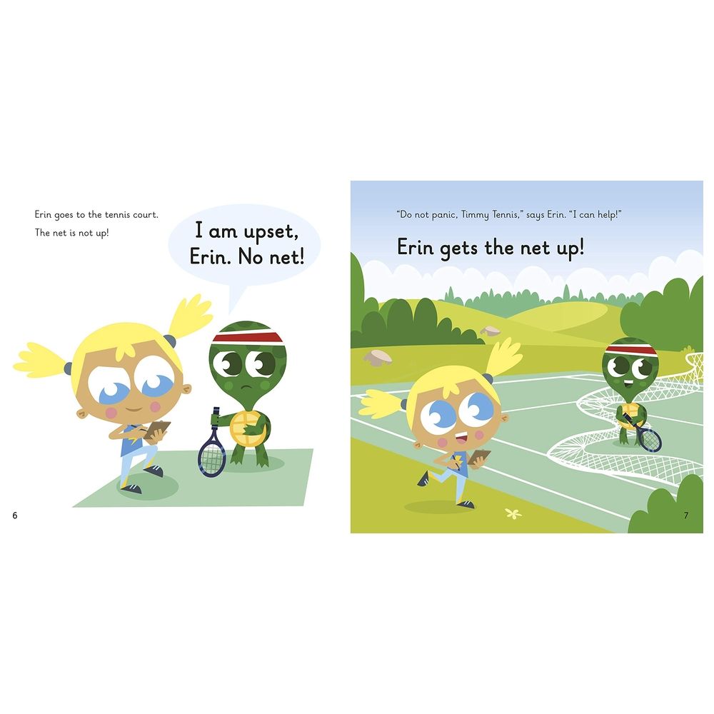 Actiphons Level 1 Book 14 Energetic Erin: Learn Phonics And Get Active With Actiphons!