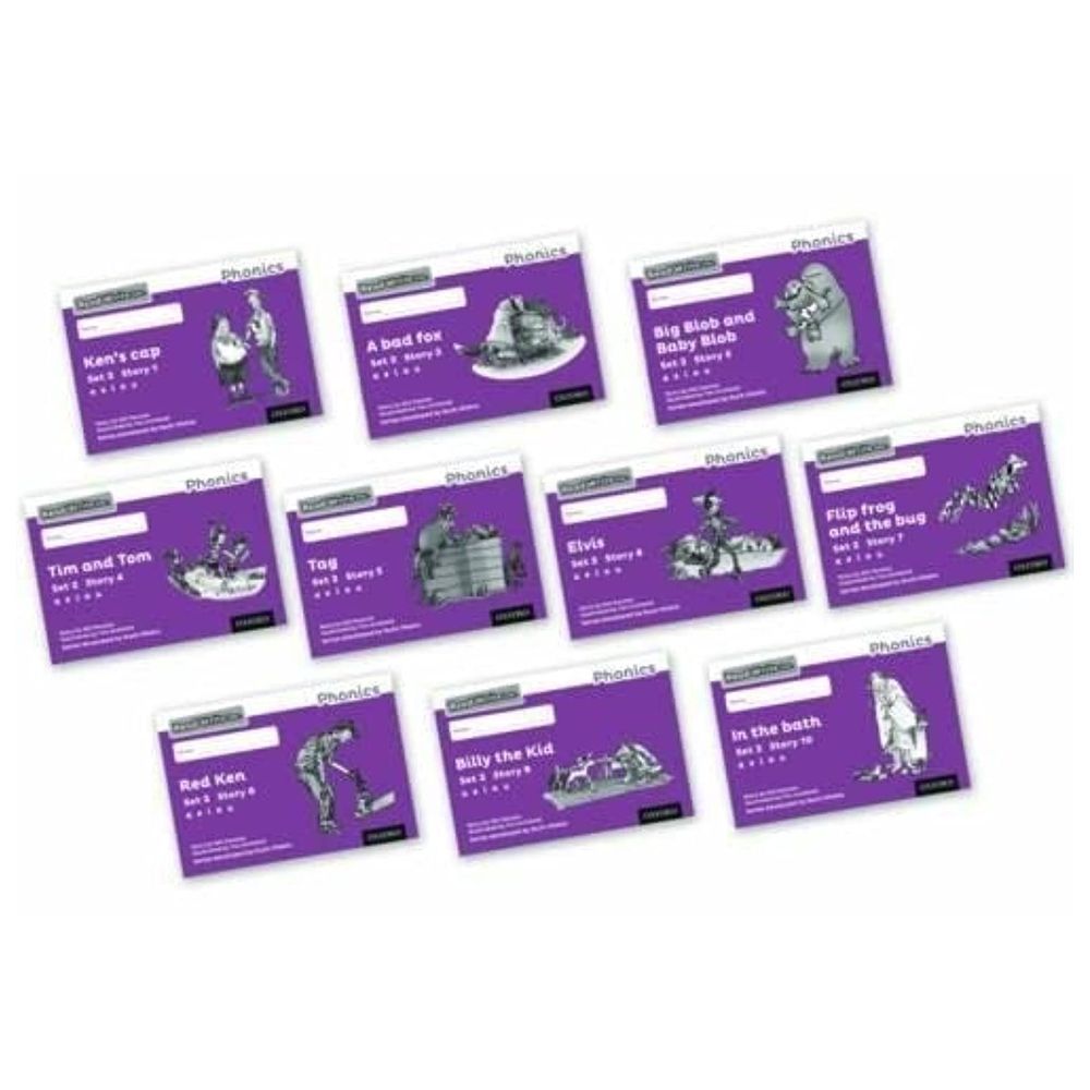 Read Write Inc. Phonics: Black And White Purple Set 2 Storybooks Mixed Pack Of 10