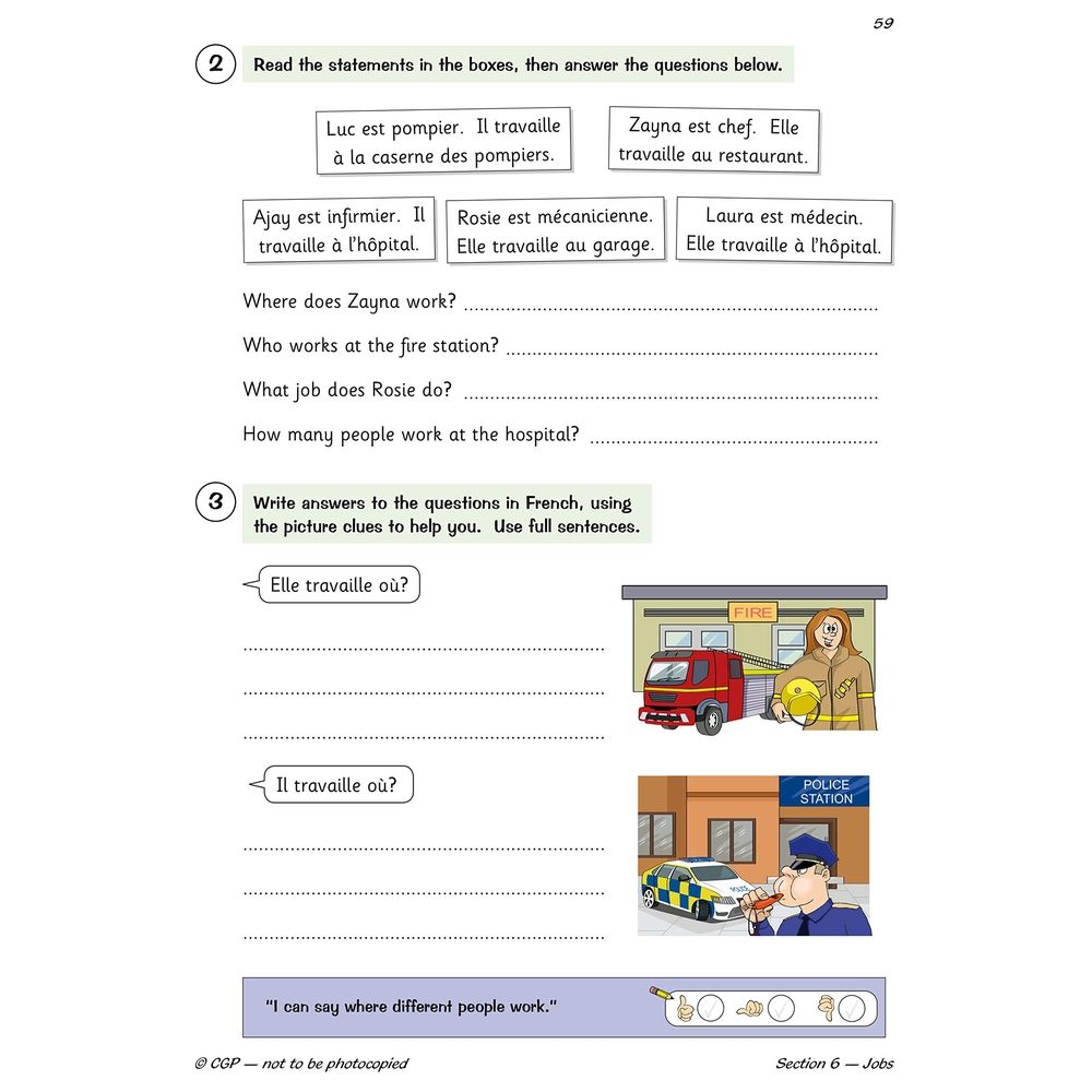 New KS2 French Targeted Question Book - Year 6