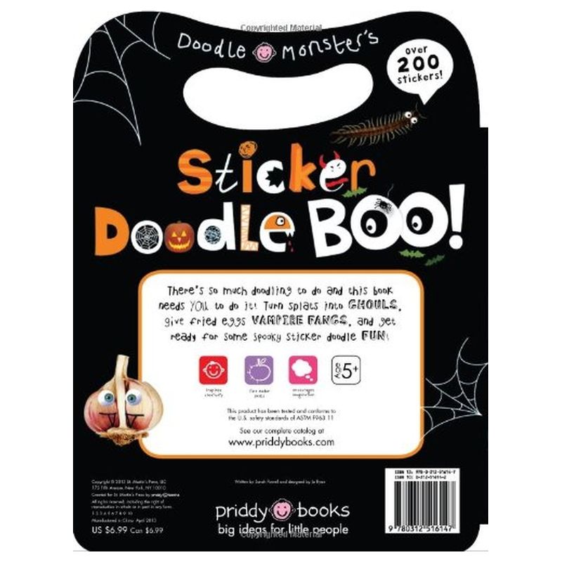 Sticker Doodle Boo!: Things That Go Boo! With Over 200 Stickers