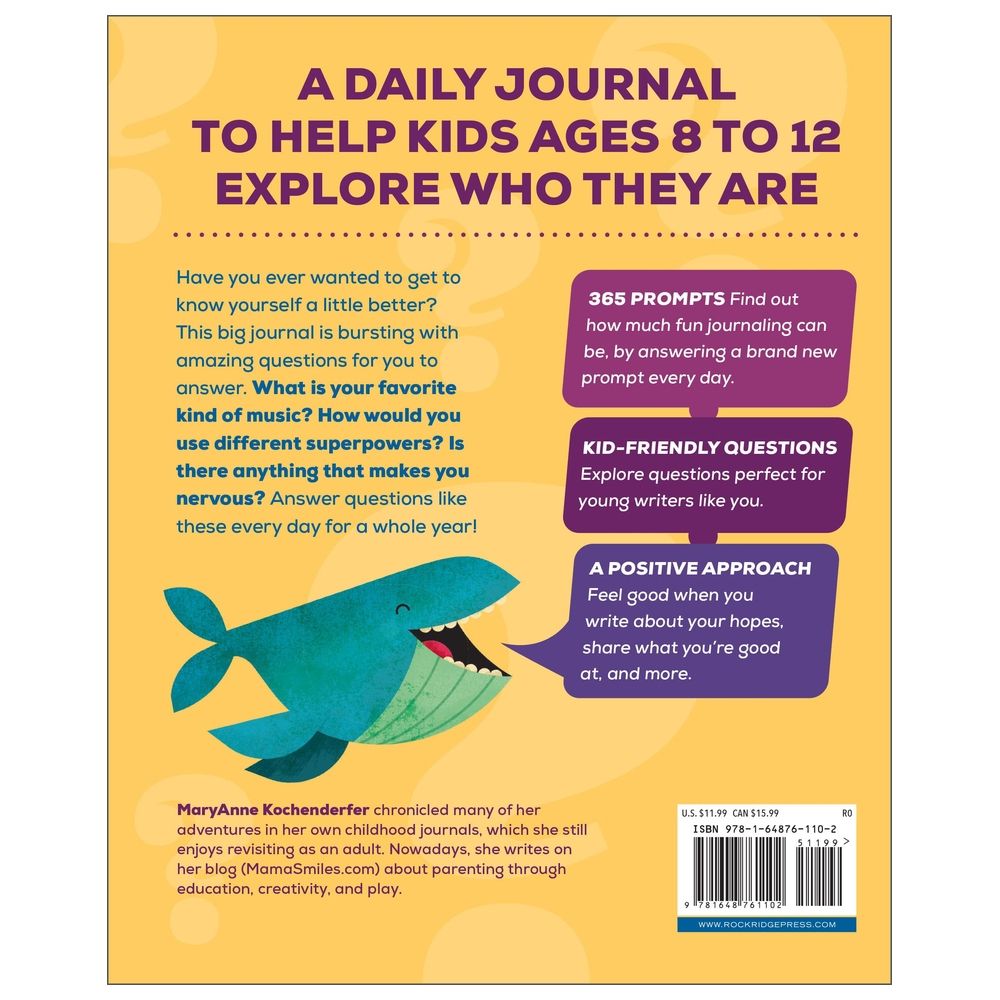 دفتر يوميات Question A Day Journal For Kids: 365 Days To Capture Memories And Express Yourself