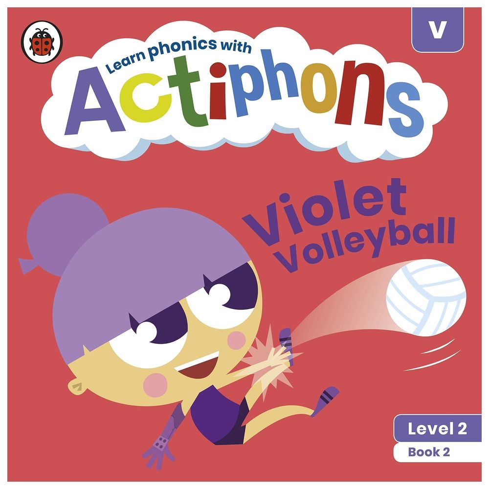  كتاب actiphons level 2 book 2 violet volleyball: learn phonics and get active with actiphons!