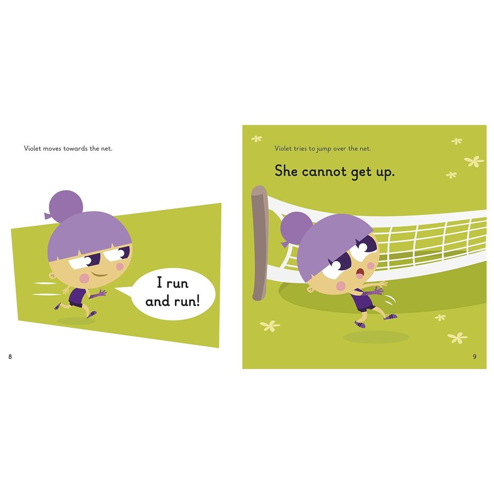  كتاب actiphons level 2 book 2 violet volleyball: learn phonics and get active with actiphons!