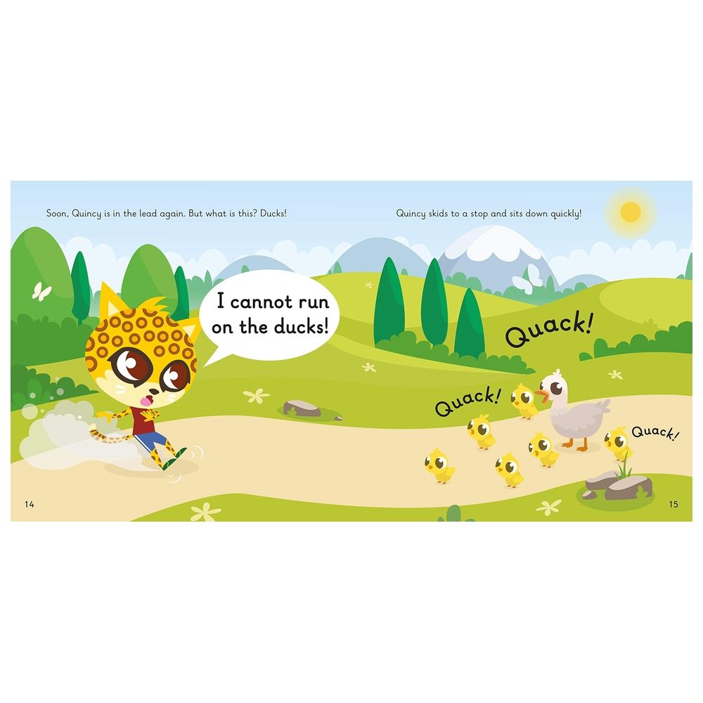  كتاب actiphons level 2 book 8 quincy quick: learn phonics and get active with actiphons!