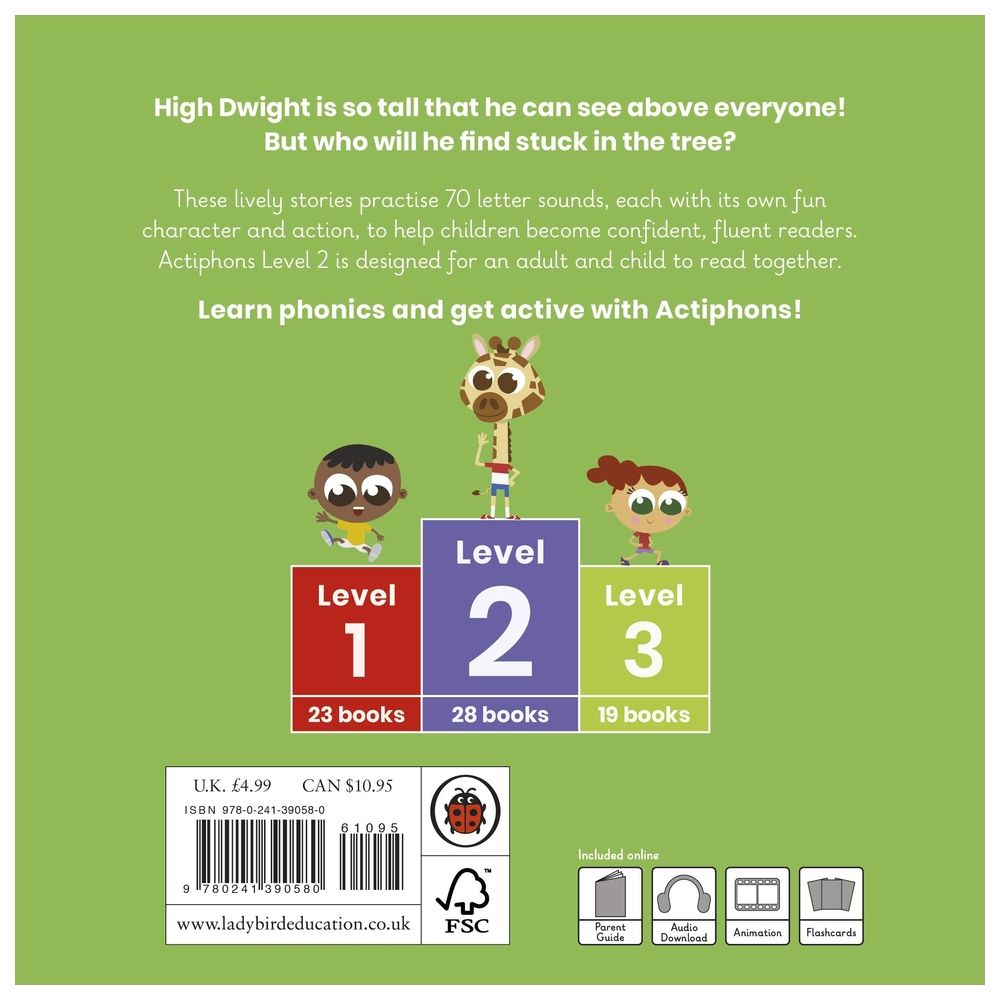  كتاب actiphons level 2 book 16 high dwight: learn phonics and get active with actiphons!