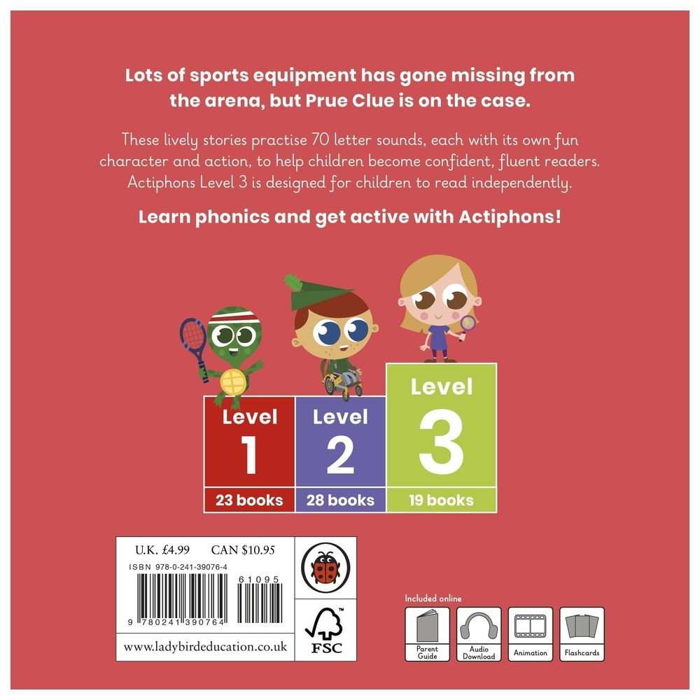  كتاب actiphons level 3 book 7 prue clue: learn phonics and get active with actiphons!