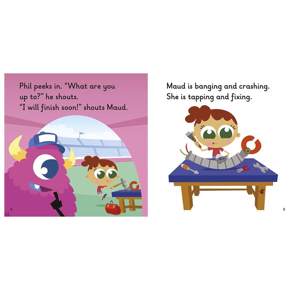  كتاب actiphons level 3 book 13 launching maud: learn phonics and get active with actiphons!