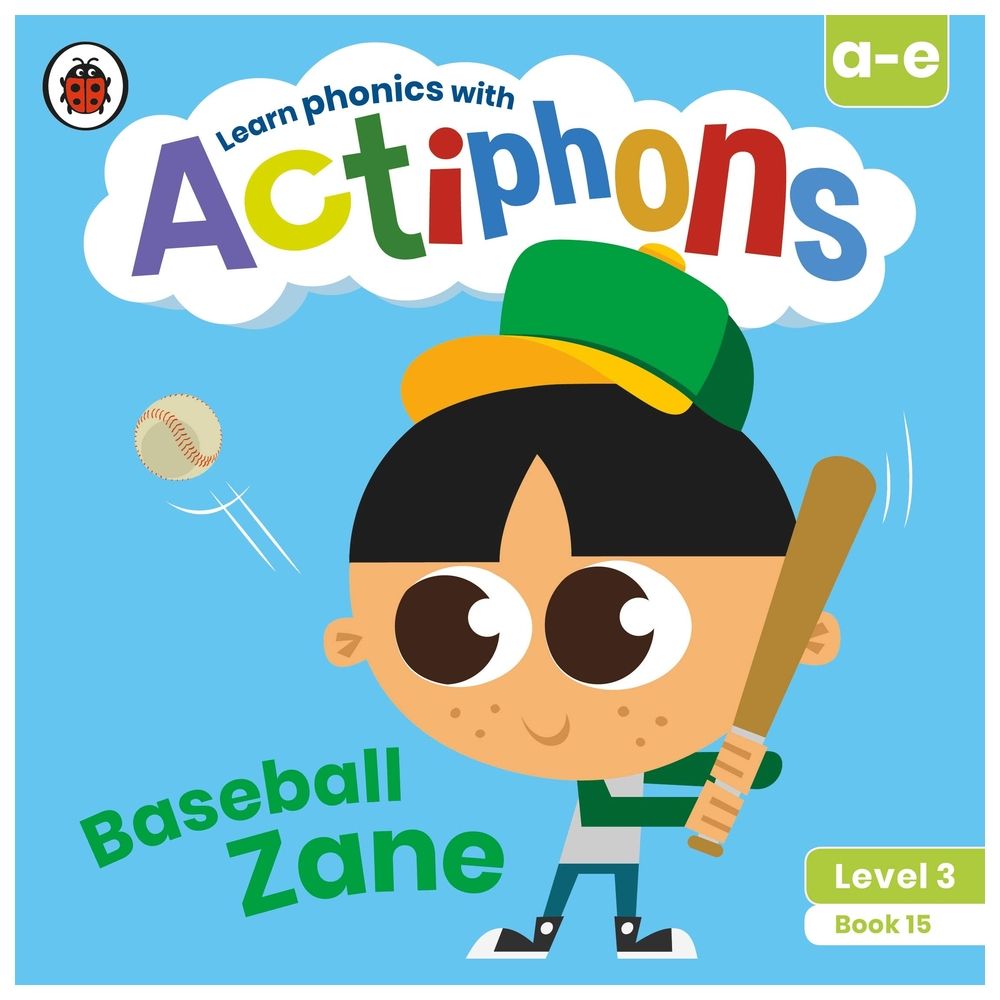  كتاب actiphons level 3 book 15 baseball zane: learn phonics and get active with actiphons!