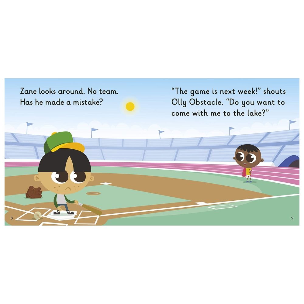  كتاب actiphons level 3 book 15 baseball zane: learn phonics and get active with actiphons!