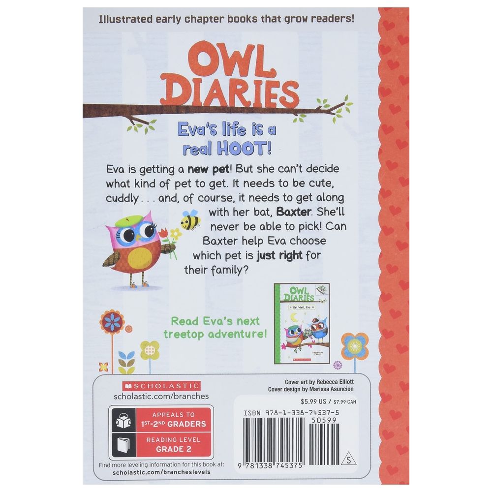 قصة Eva's New Pet: A Branches Book (Owl Diaries #15)