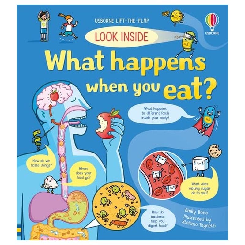 Usborne Books - Look Inside What Happens When You Eat