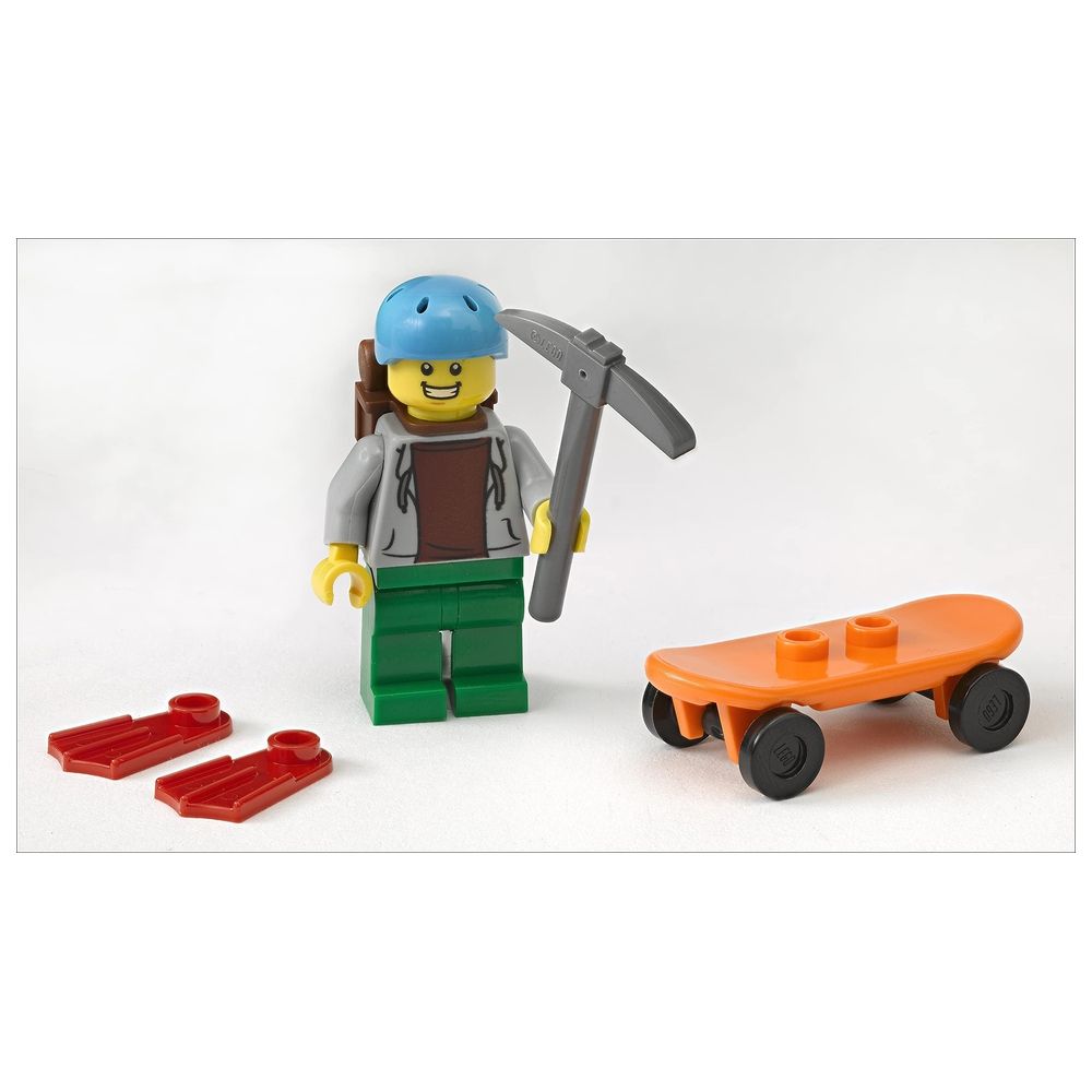  كتاب lego minifigure mission: with lego minifigure and accessories