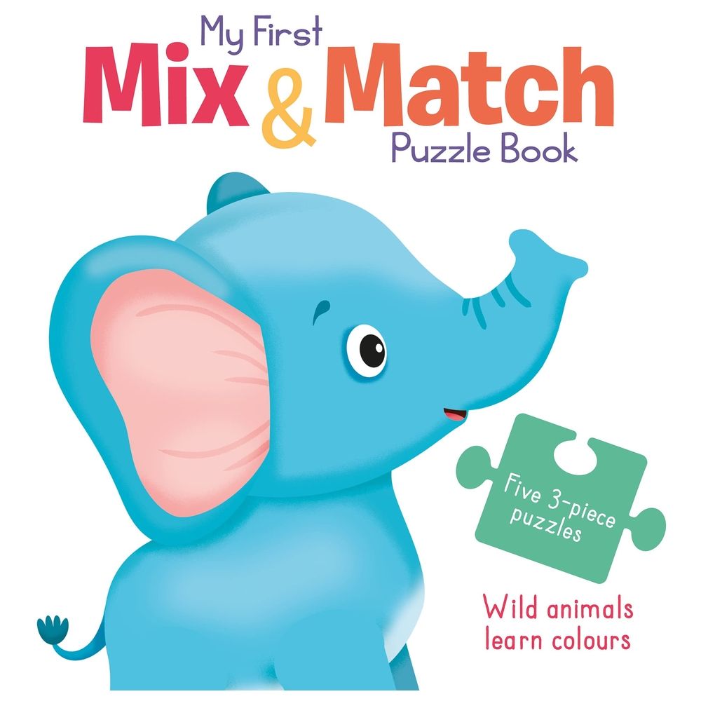  كتاب first mix & match puzzle wild