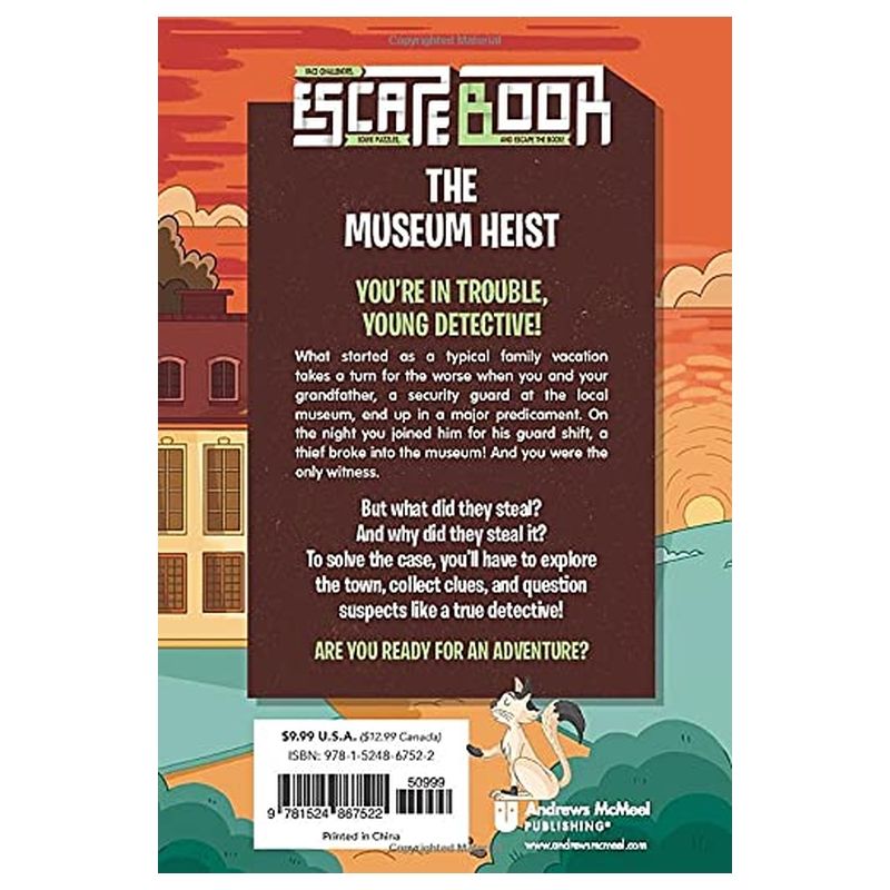  كتاب escape book: the museum heist