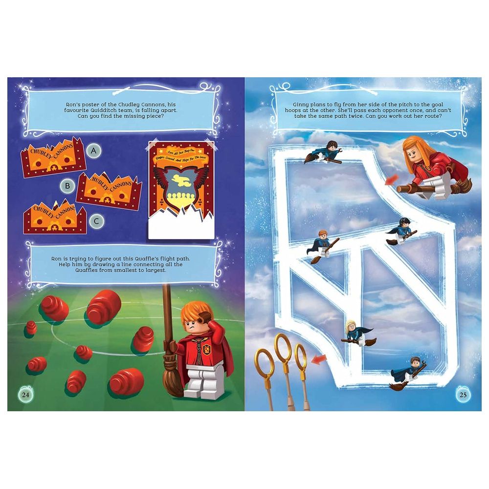  كتاب lego harry potter: let's play quidditch activity book