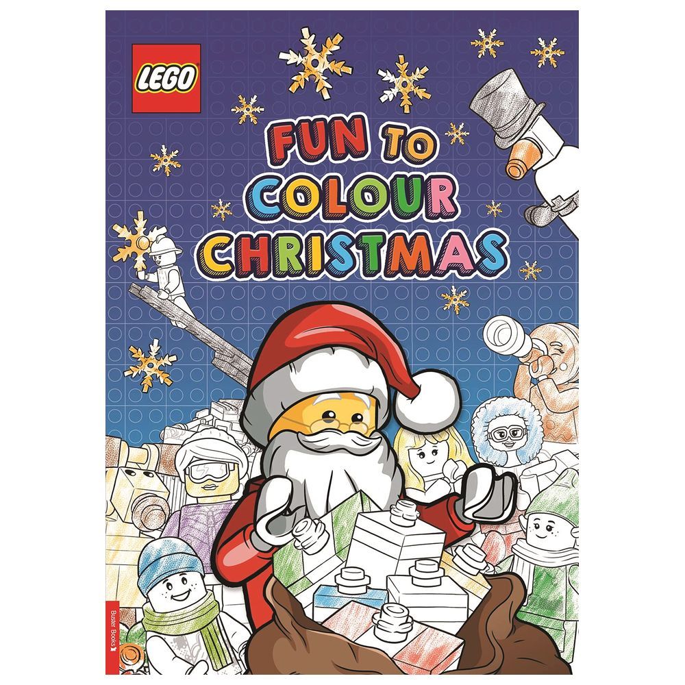  كتاب lego iconic: fun to colour christmas