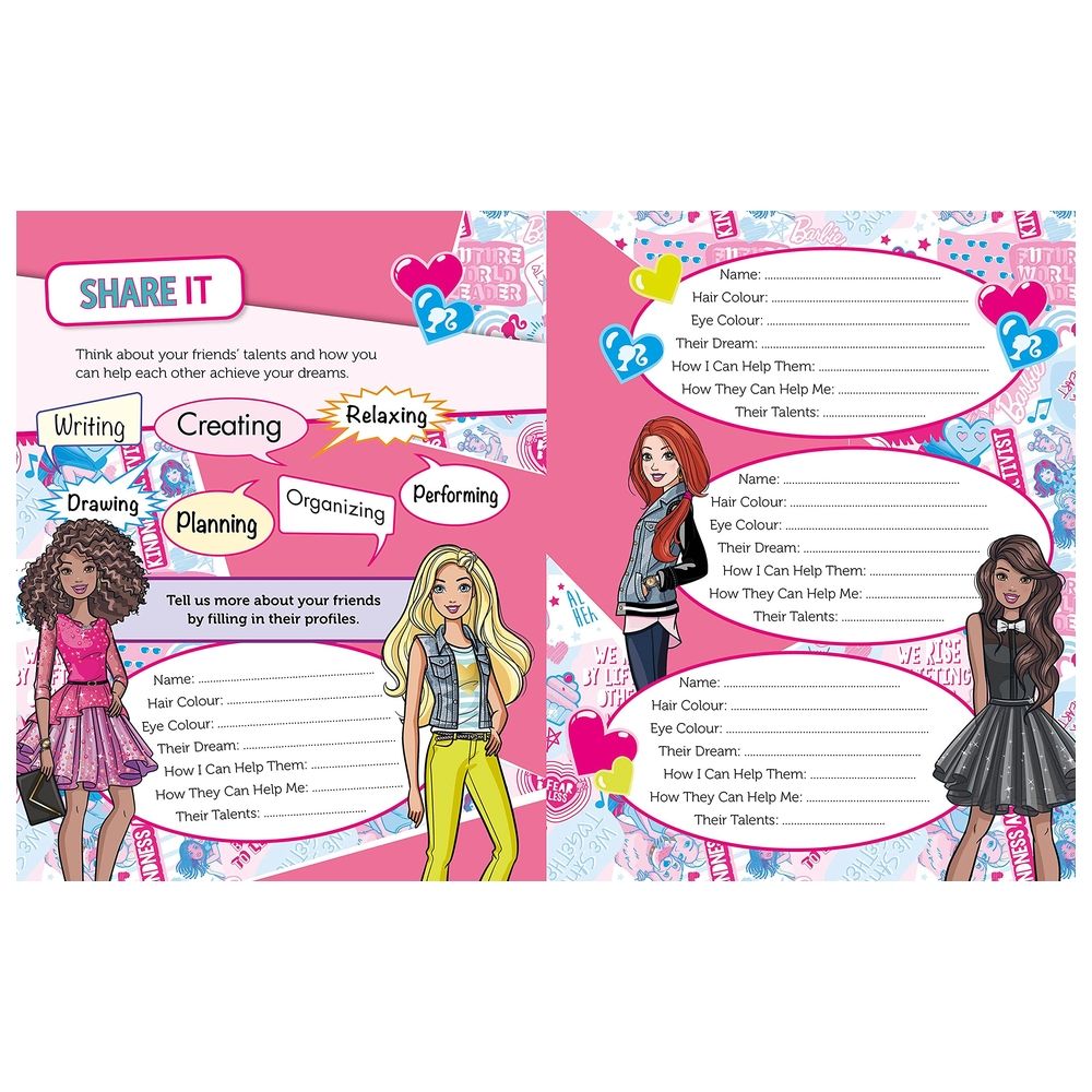 كتاب Barbie Big Dreams Journal