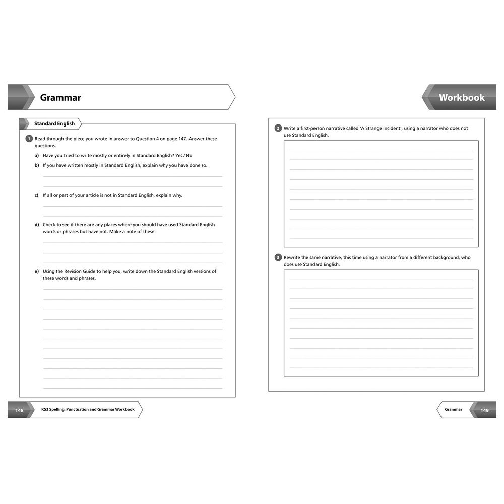 KS3 Spelling Punctuation And Grammar All In One Complete Revision And Practice