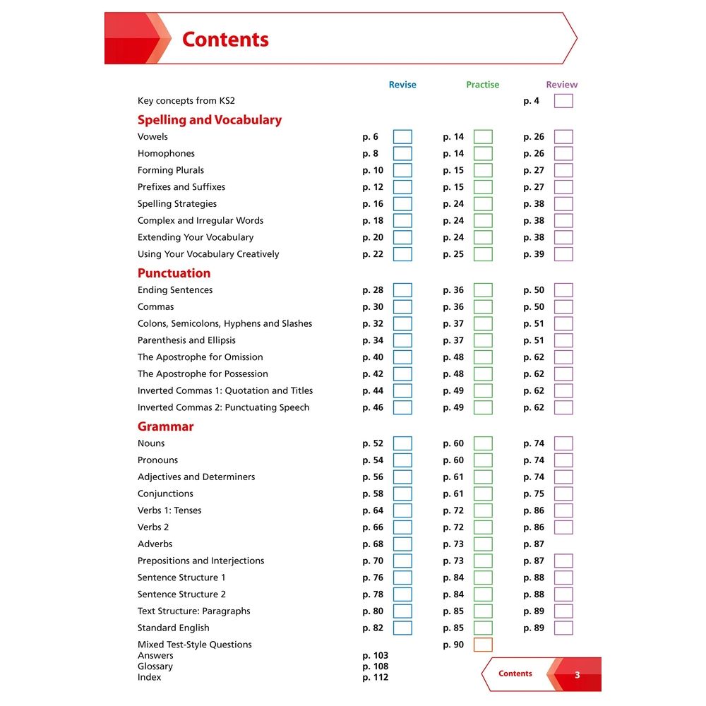 KS3 Spelling Punctuation And Grammar All In One Complete Revision And Practice