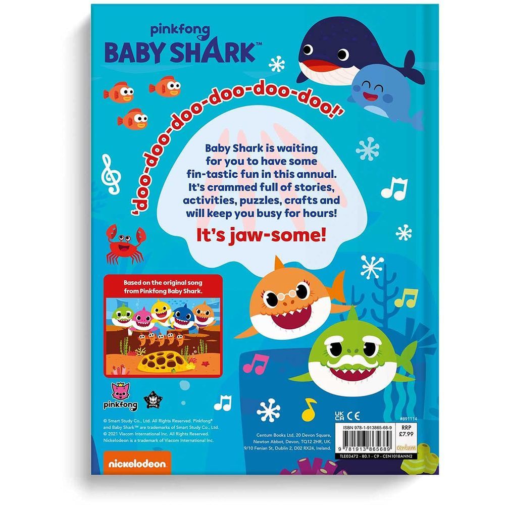  كتاب baby shark annual 2022 activity book