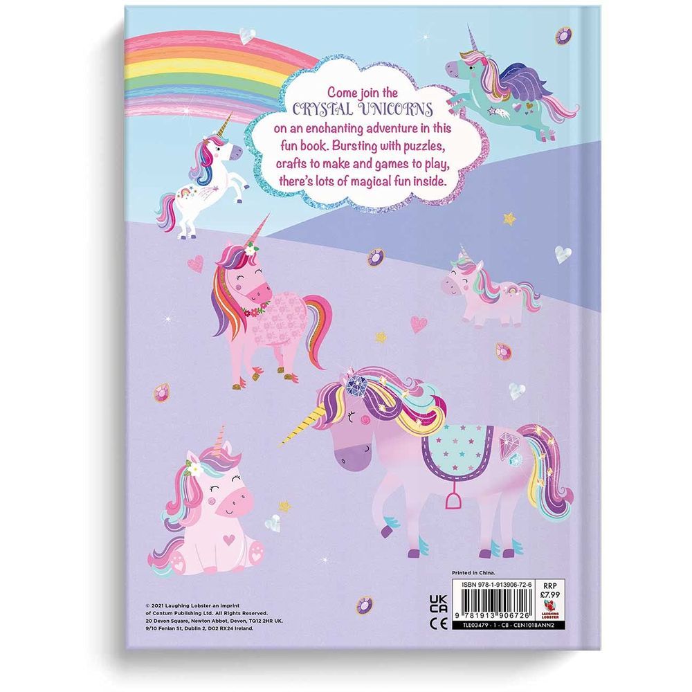  كتاب crystal unicorns annual 2022 activity book