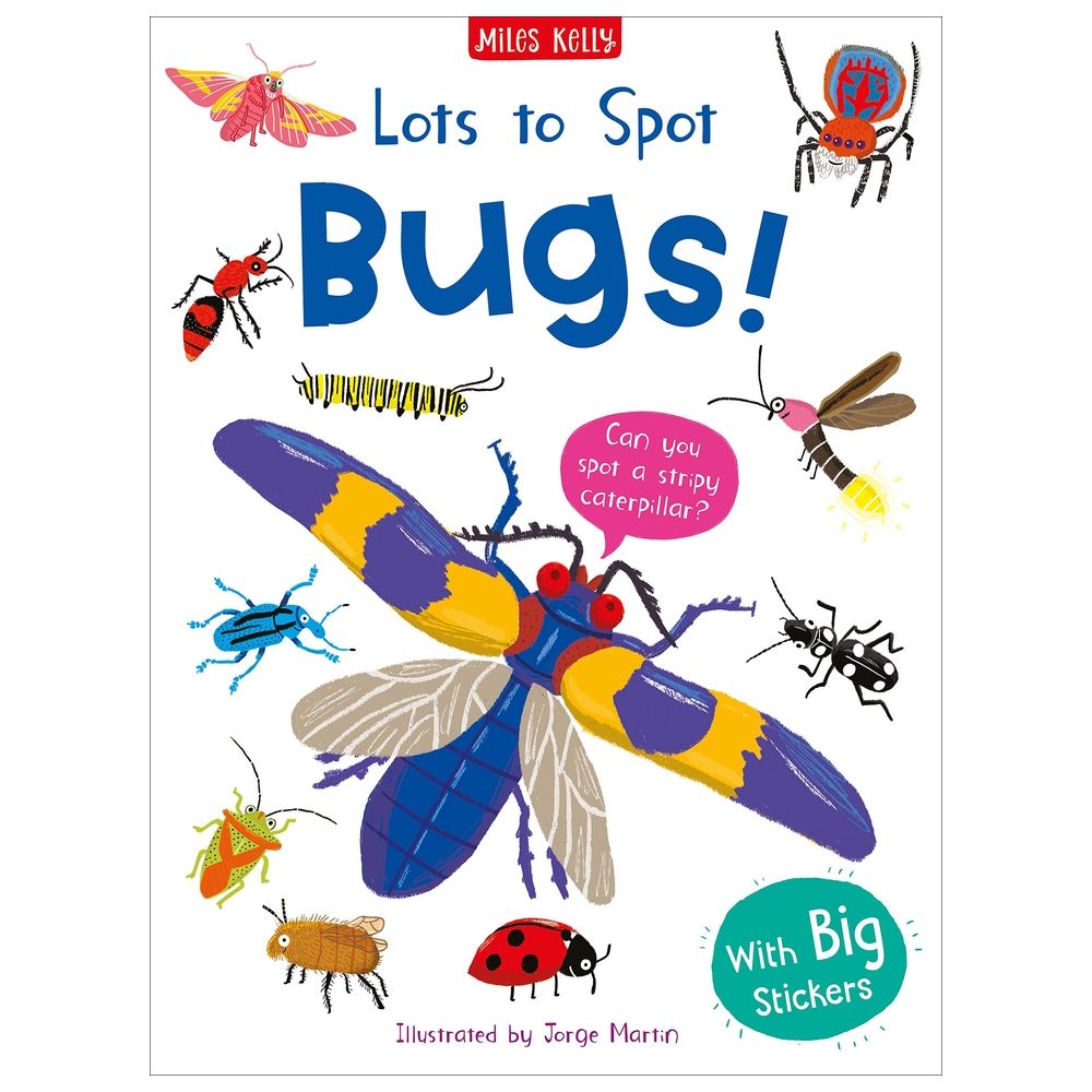  كتاب lots to spot sticker book: bugs!