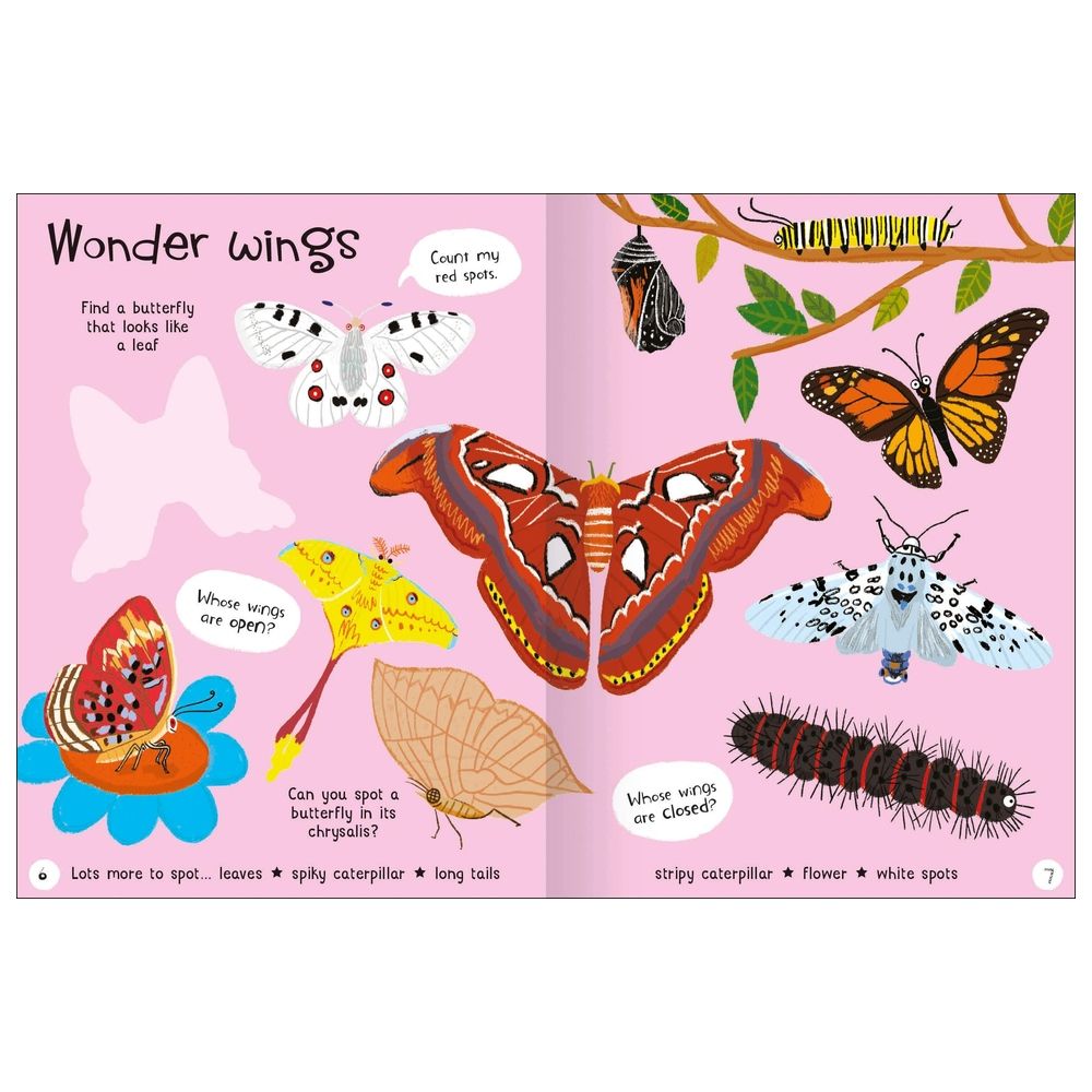  كتاب lots to spot sticker book: bugs!