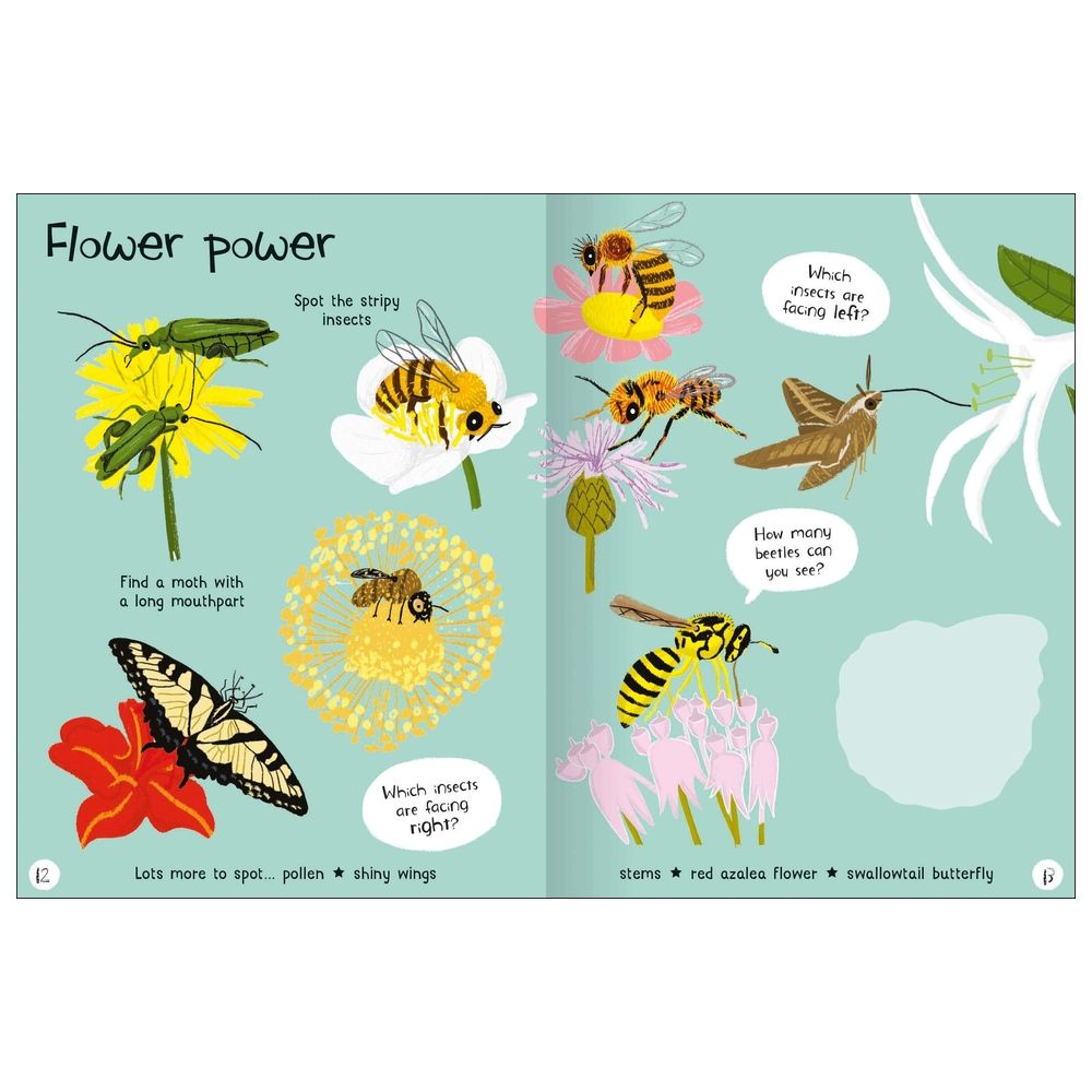  كتاب lots to spot sticker book: bugs!