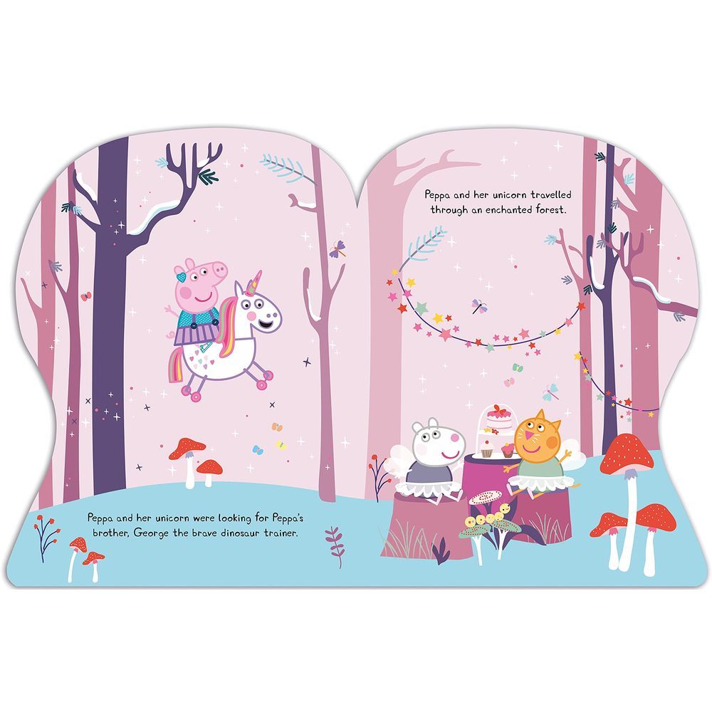  كتاب peppa pig: peppa's fantastic unicorn shaped board book