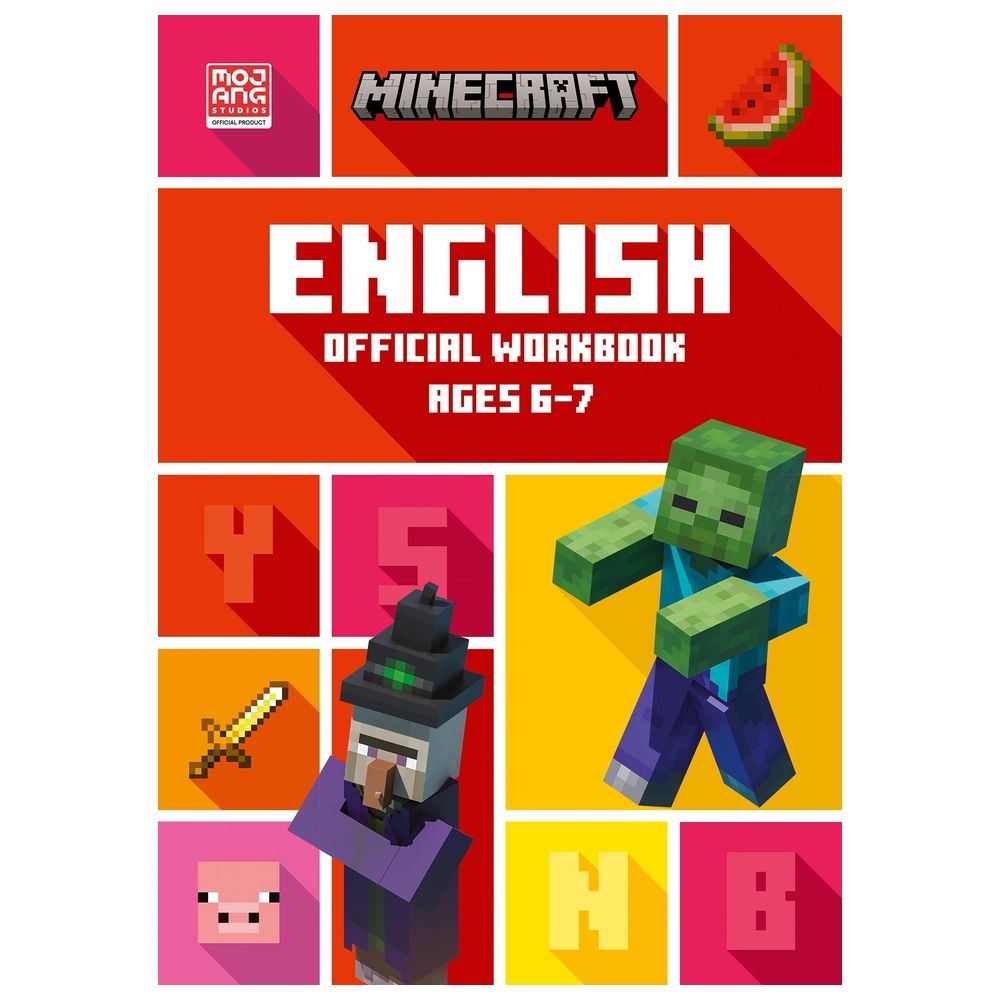 كتاب التمارين Minecraft English Ages 6-7: Official Workbook