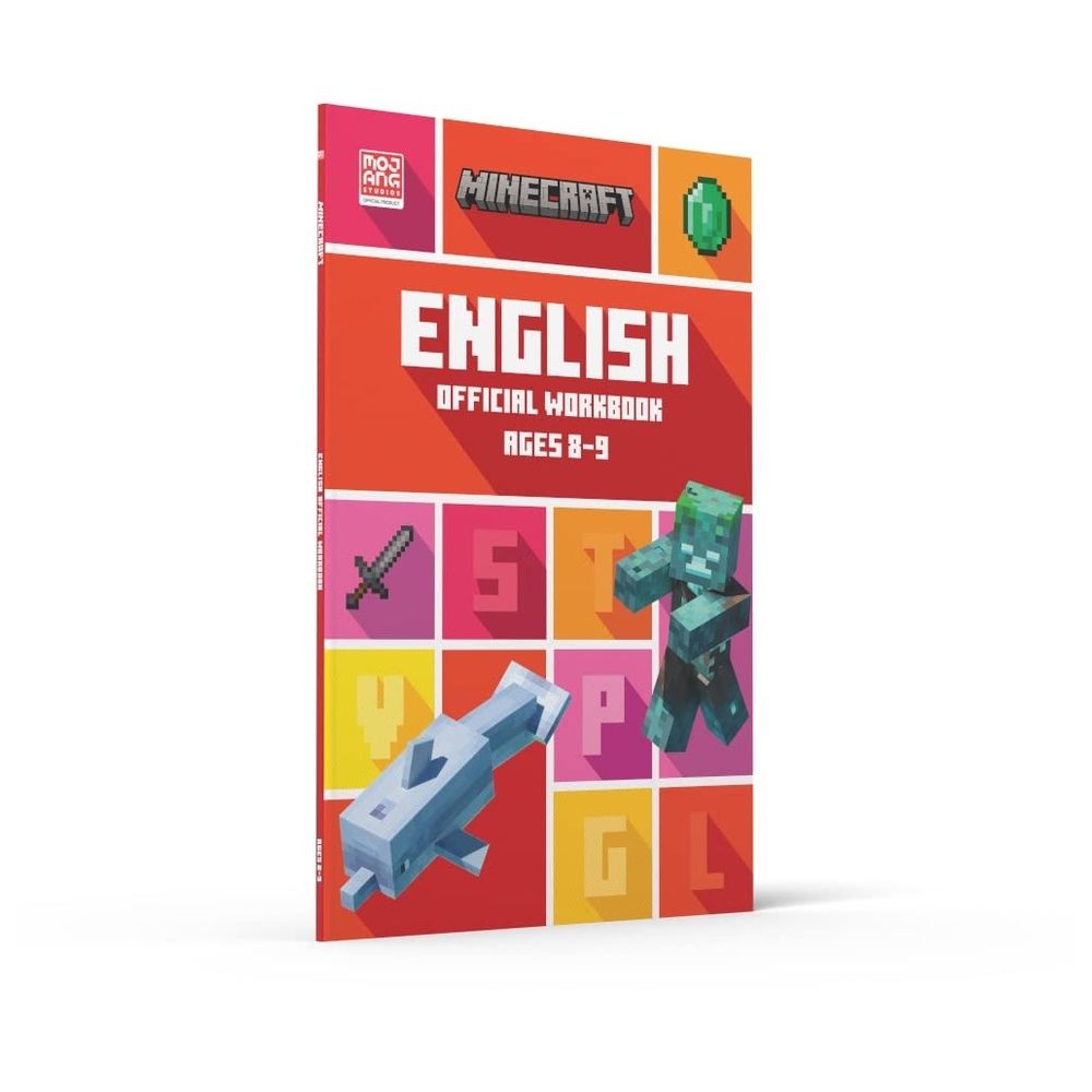 كتاب التمارين Minecraft English Ages 8-9: Official Workbook