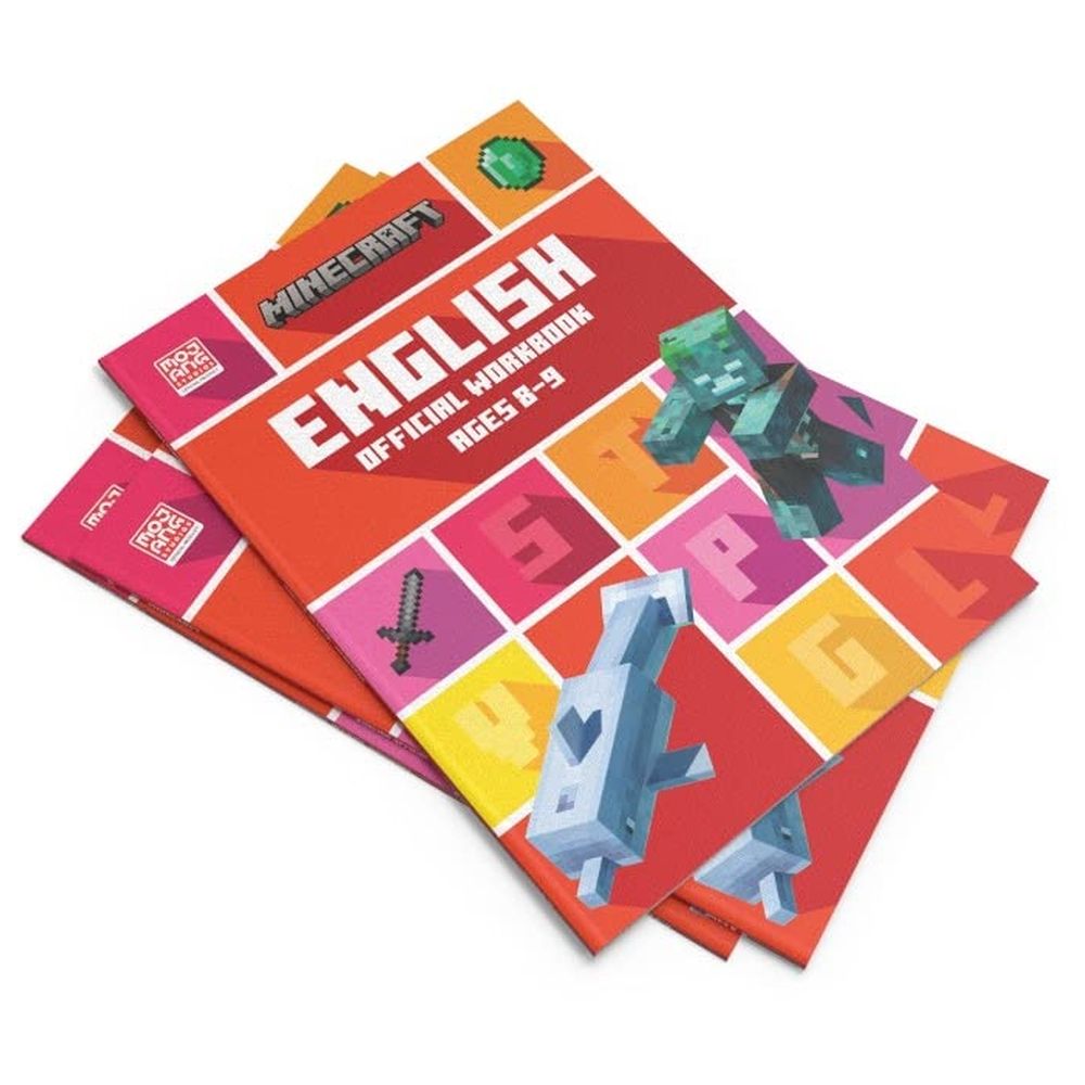 كتاب التمارين Minecraft English Ages 8-9: Official Workbook