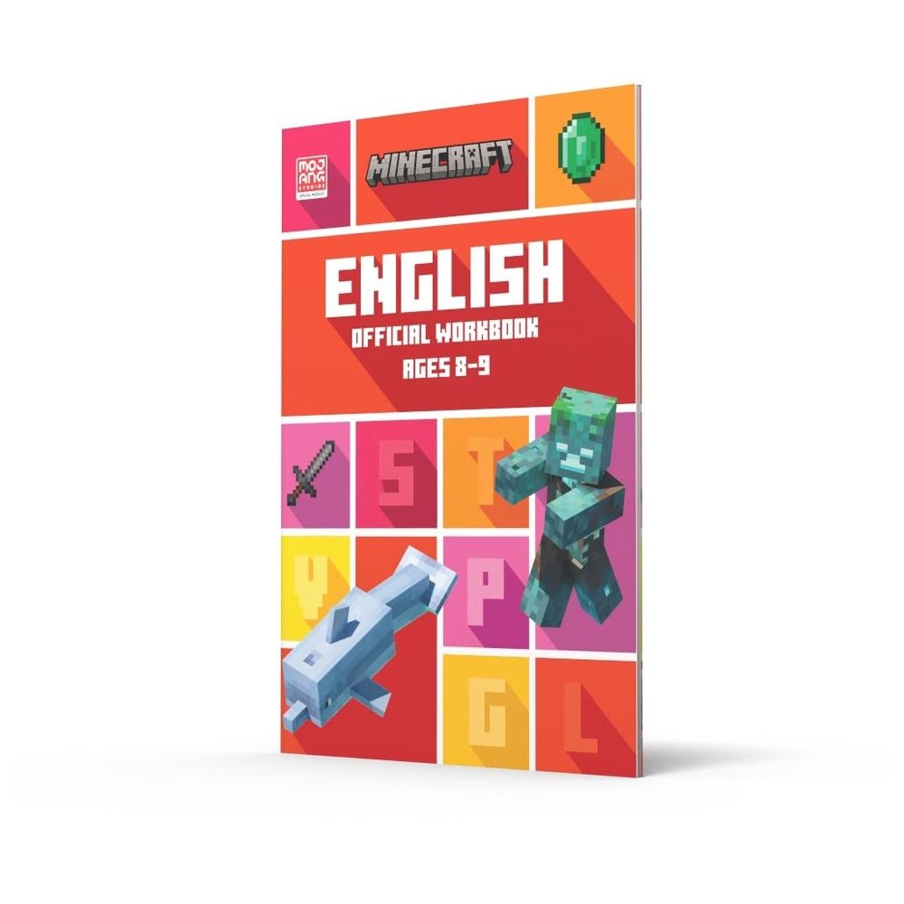 كتاب التمارين Minecraft English Ages 8-9: Official Workbook