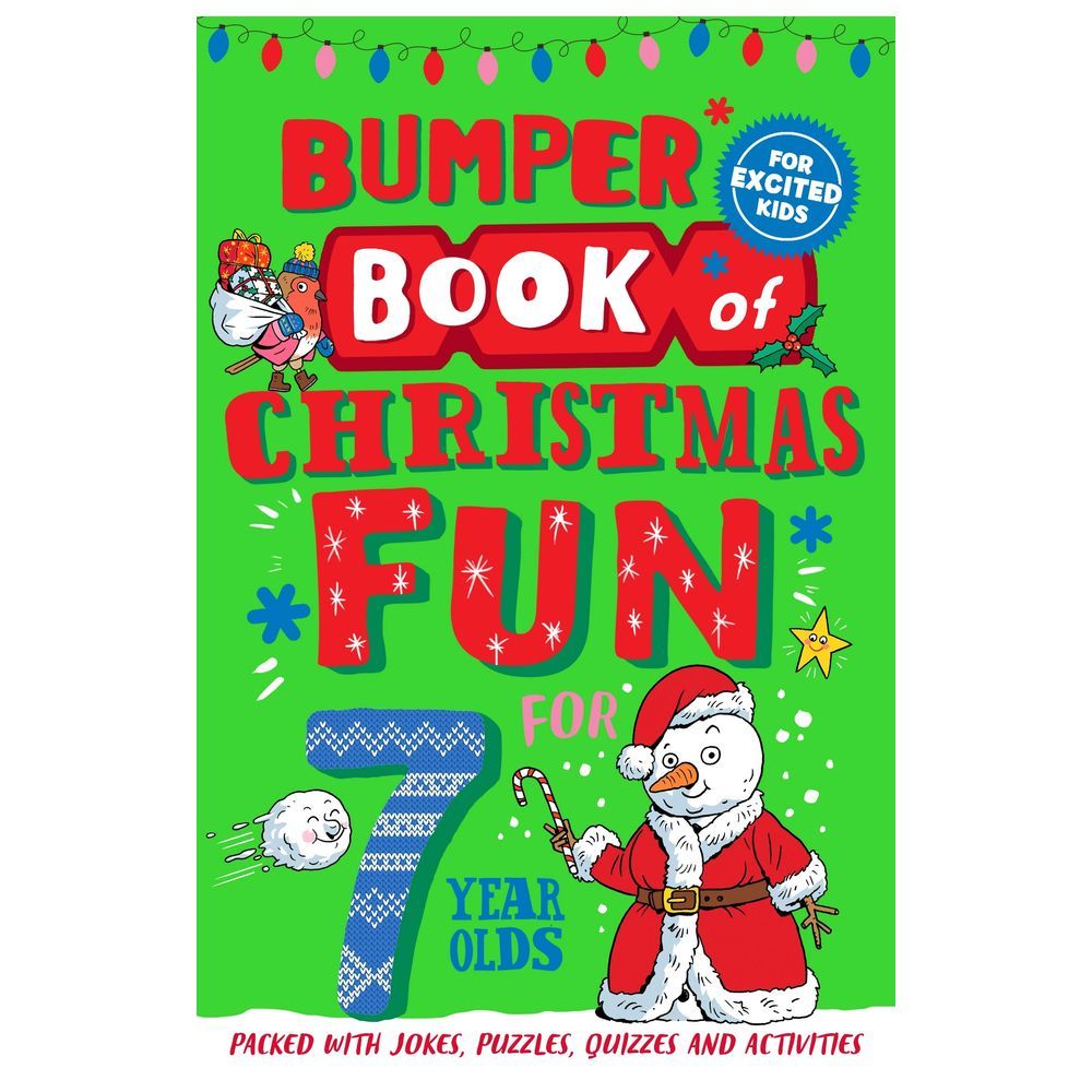 كتاب الأنشطة Bumper Book of Christmas Fun for 7 Year Olds