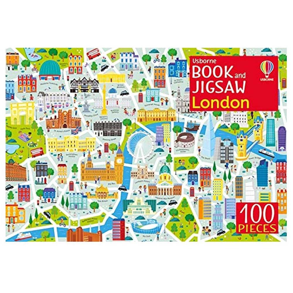  كتاب usborne book and jigsaw london