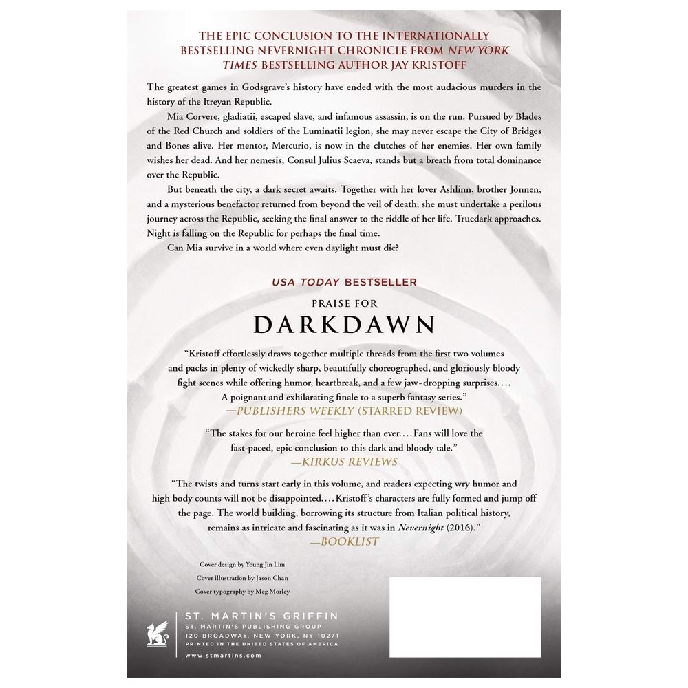  كتاب darkdawn: book three of the nevernight chronicle