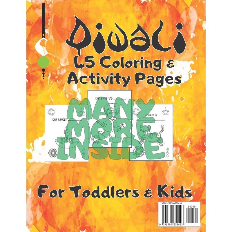 Diwali 45 Coloring & Activity Pages For Toddlers & Kids