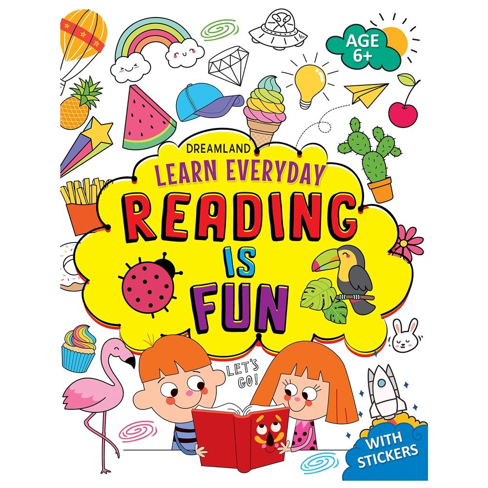  كتاب learn everyday reading is fun - age 6+