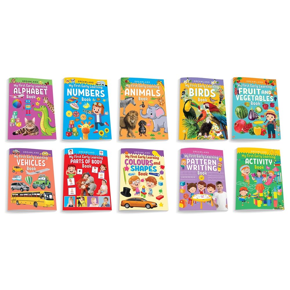 My First Early Learning - Pack Of 10 Books 