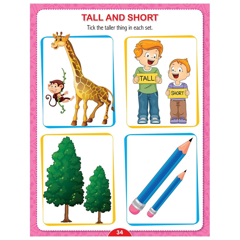  كتاب kindergarten maths worksheets