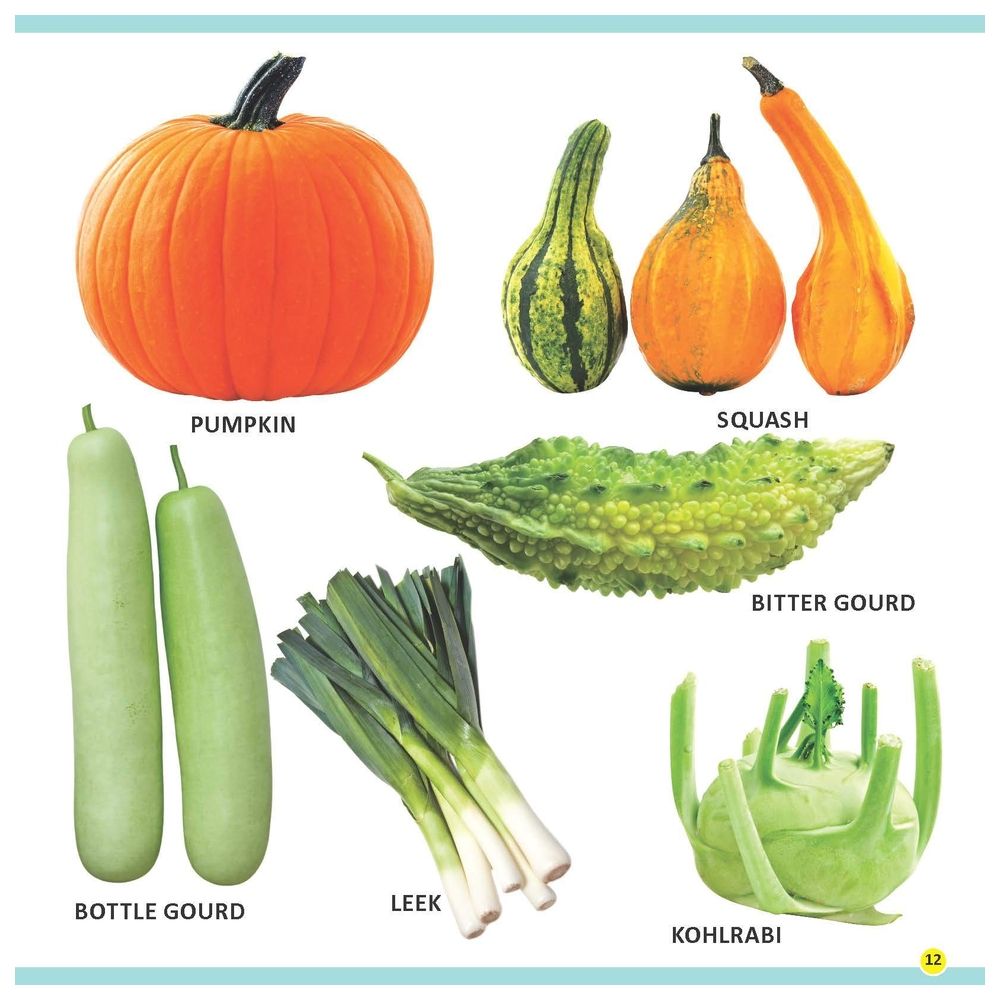  كتاب my first library fruits and vegetables