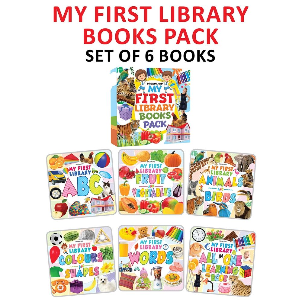  كتاب my first library books pack