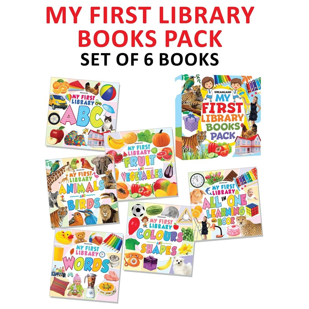  كتاب my first library books pack