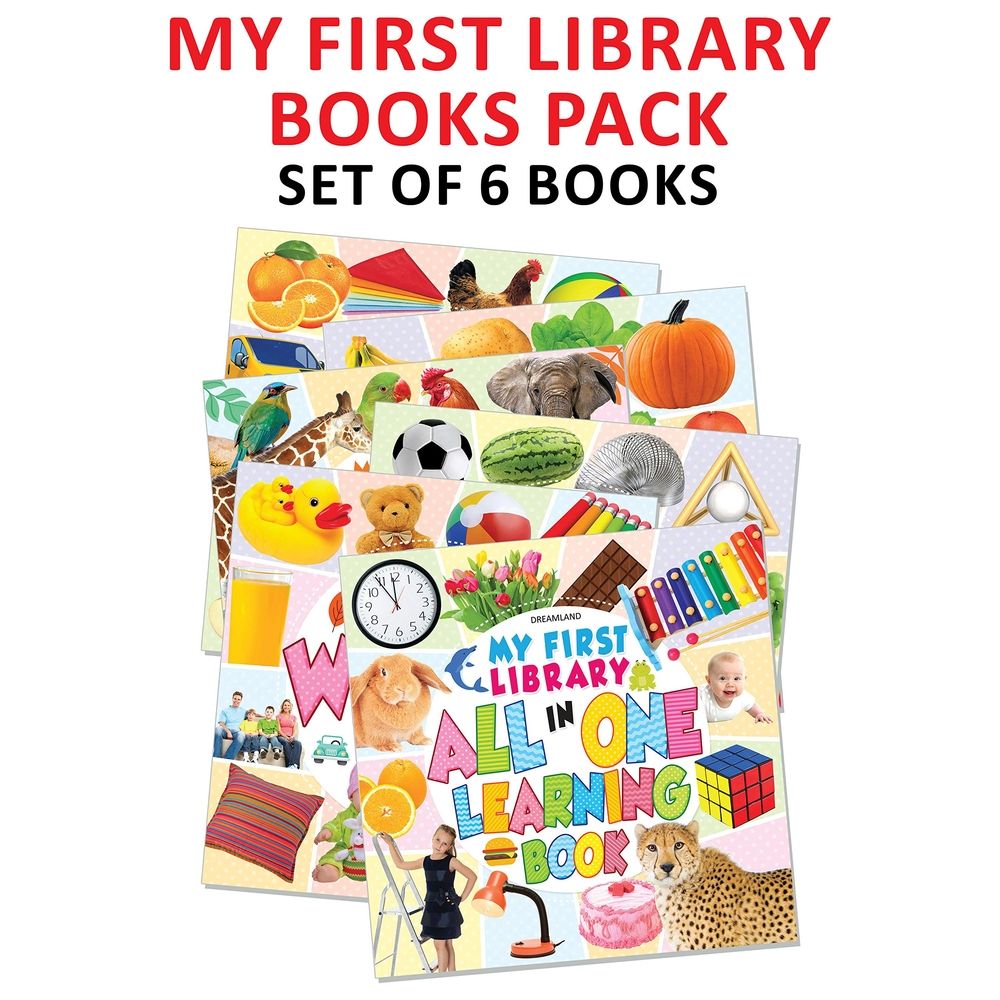  كتاب my first library books pack